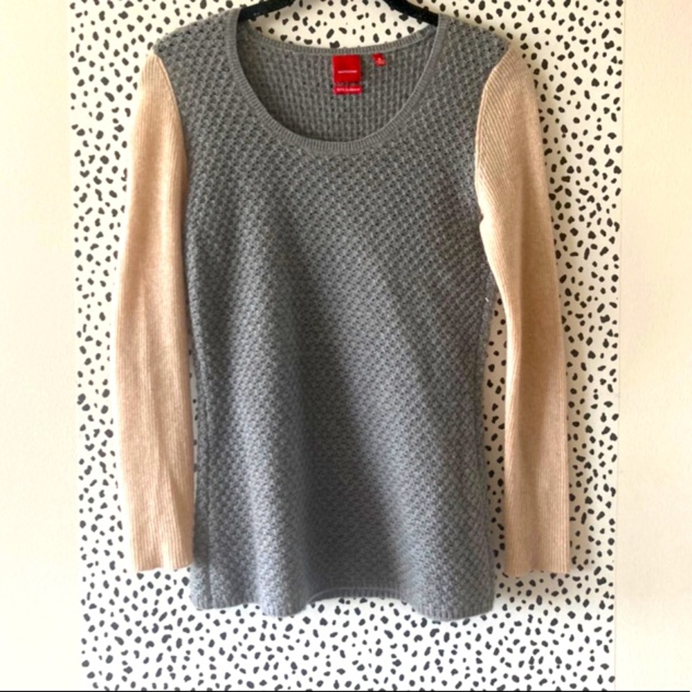 Red Cashmere Sweater—S